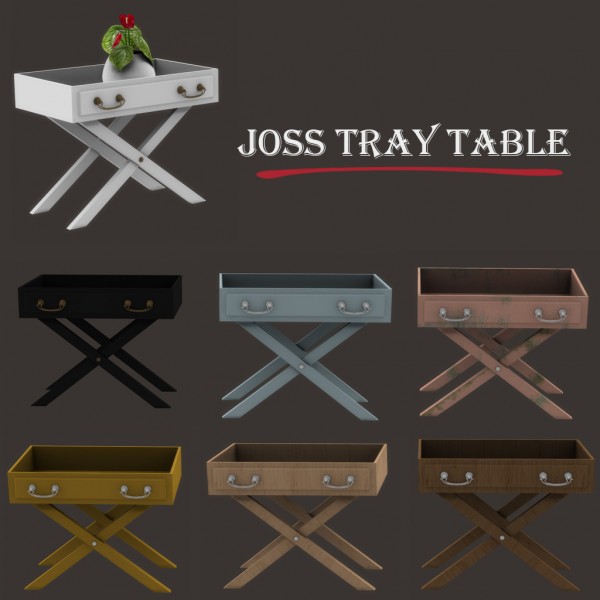  Leo 4 Sims: Joss tray table