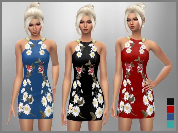  The Sims Resource: Amy Dress by SweetDreamsZzzzz