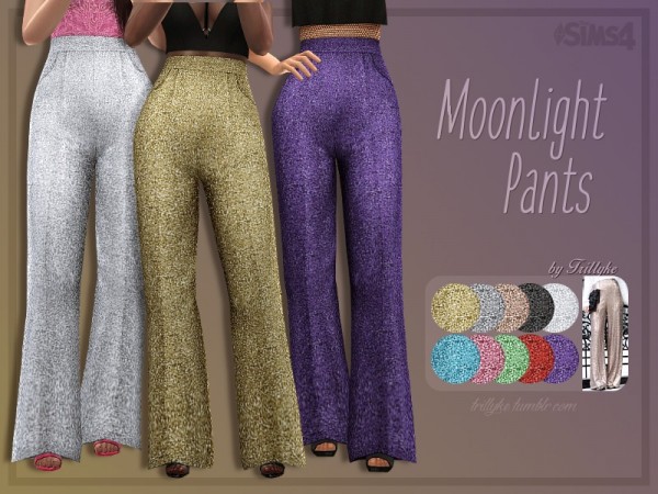  The Sims Resource: Moonlight Pants by Trillyke