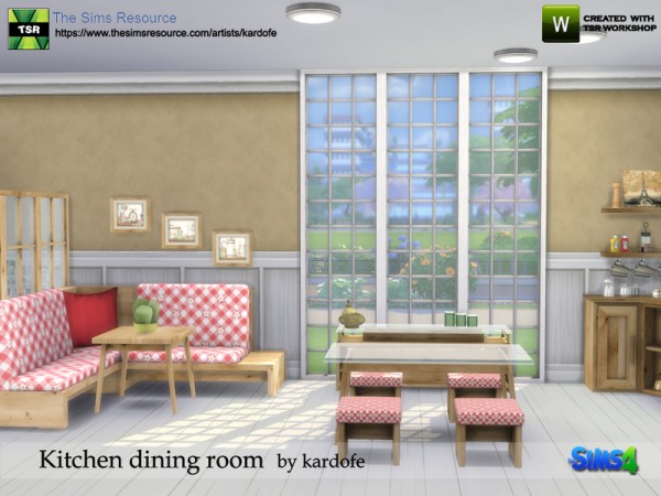  The Sims Resource: Kitchen diningroom by Karfode