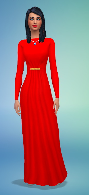  Simsworkshop: Vintage party dress by Fruitcakesimmer