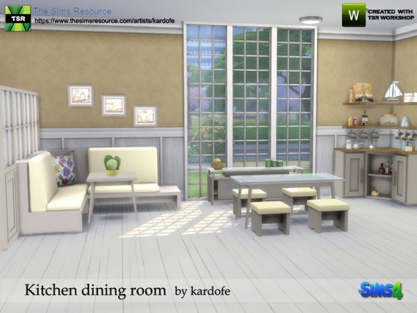  The Sims Resource: Kitchen diningroom by Karfode