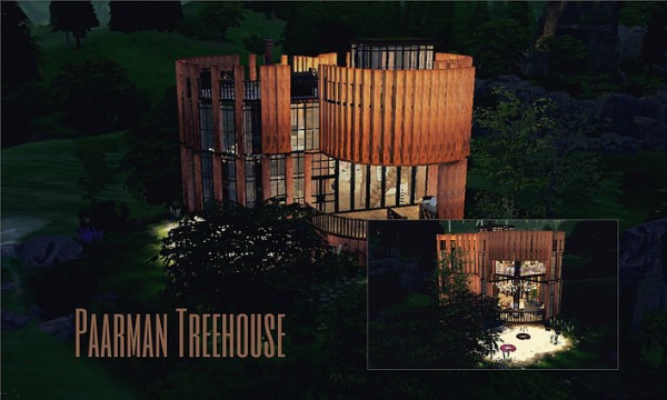  Lafleur 4 Sims: Paarman treehouse