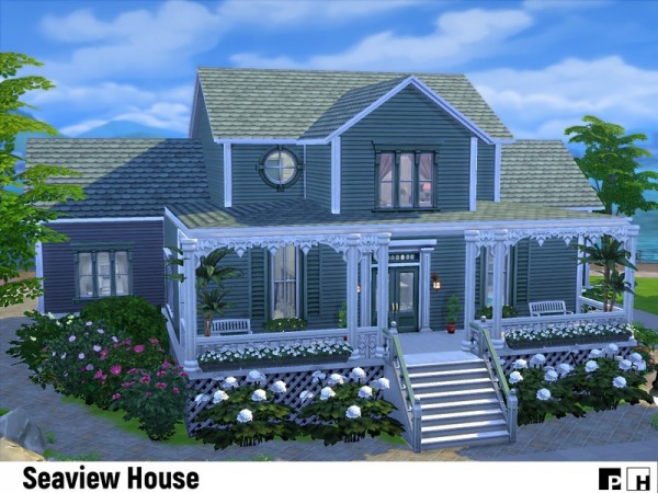  The Sims Resource: Seaview House by Pinkfizzzzz