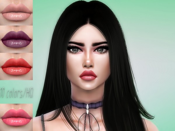  The Sims Resource: Wallasey lipstick by Sharareh