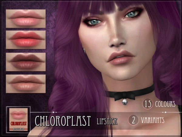  The Sims Resource: Chloroplast Lipstick by RemusSirion