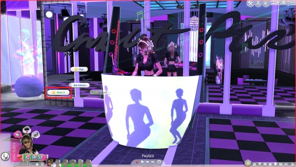  Mod The Sims: Mute the DJ Booth by RevyRei