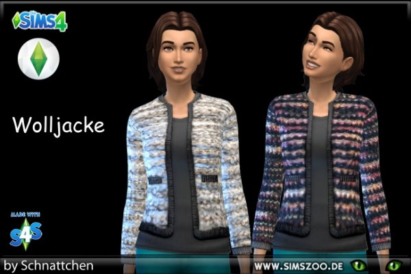  Blackys Sims 4 Zoo: Female jacket by Schnattchen