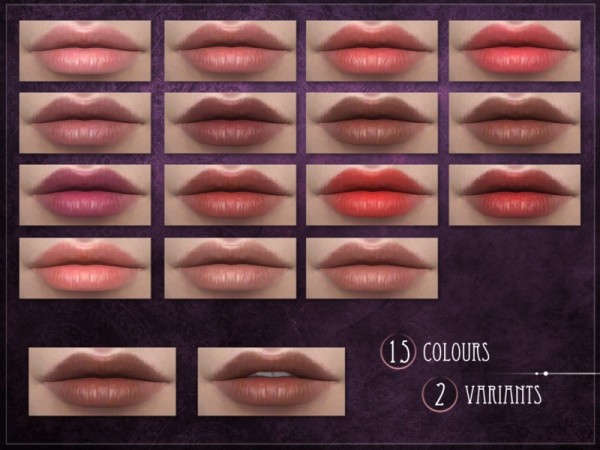 The Sims Resource: Chloroplast Lipstick by RemusSirion