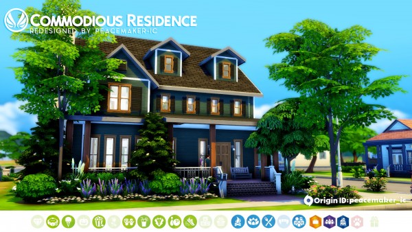  Simsational designs: Commodious Residence   Parenthood House Makeover