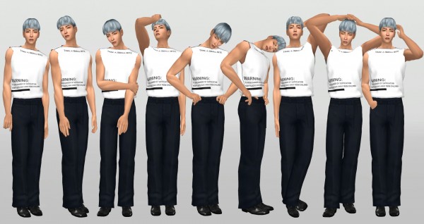  Simsworkshop: Taemin MOVE Pose Pack by catsblob