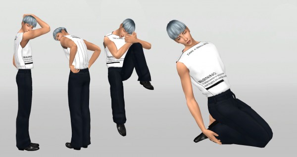  Simsworkshop: Taemin MOVE Pose Pack by catsblob