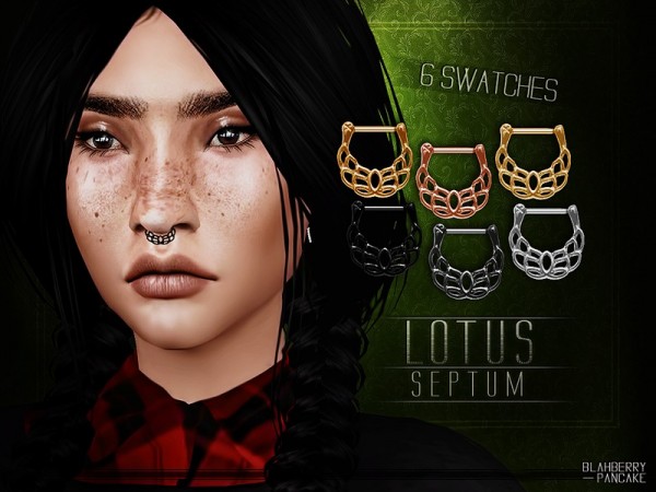  The Sims Resource: Lotus Septum by Blahberry Pancake