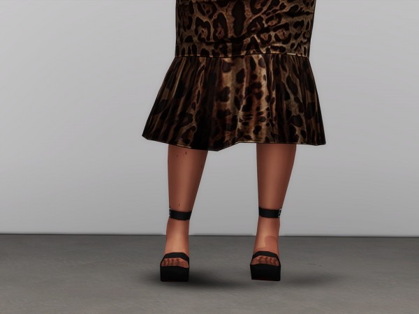  Rusty Nail: Leopard print mid dress