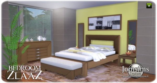  Jom Sims Creations: Zlaaz bedroom