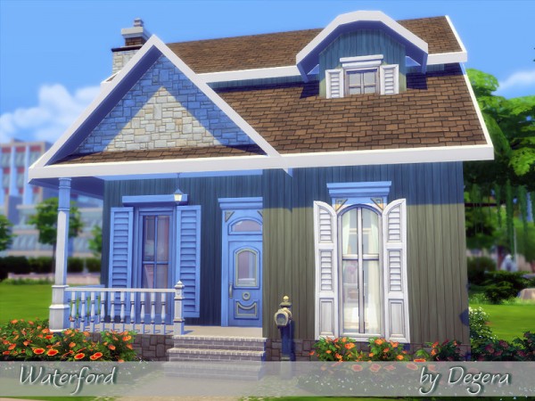  The Sims Resource: Waterford Cottage by Degera