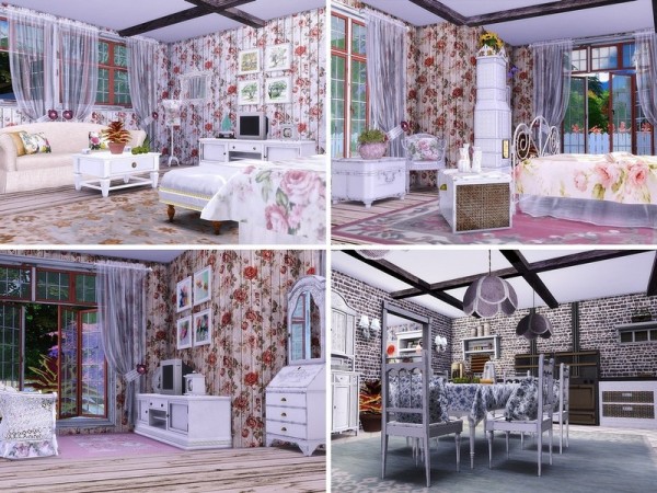  The Sims Resource: Old Shabby Cottage by MychQQQ