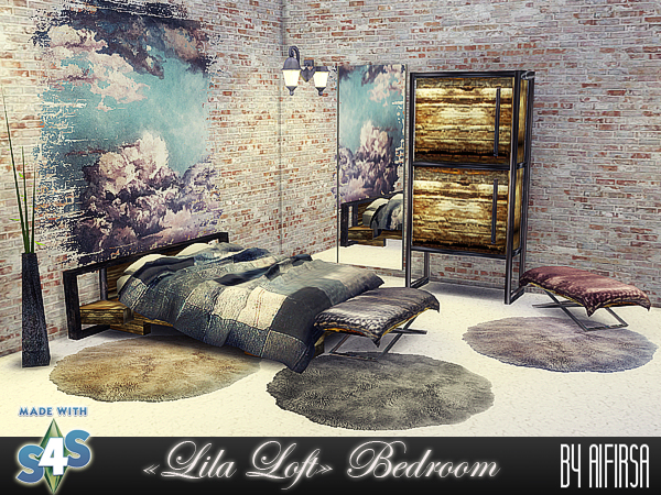  Aifirsa Sims: Bedroom Lila