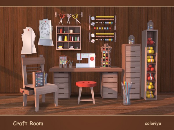  The Sims Resource: Craft Room by soloriya