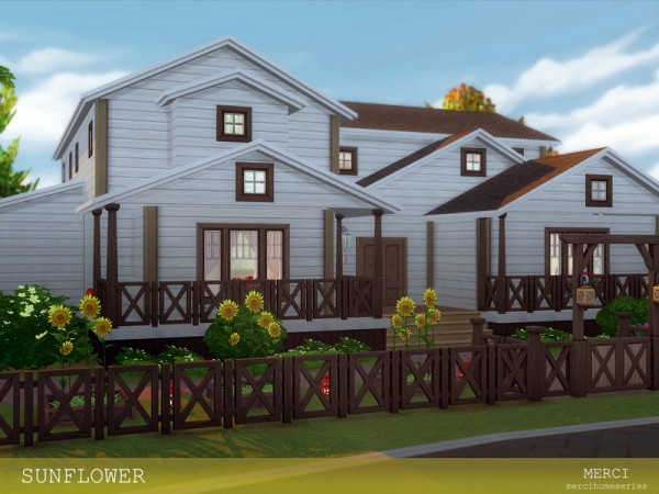  The Sims Resource: Sunflower house by Merci