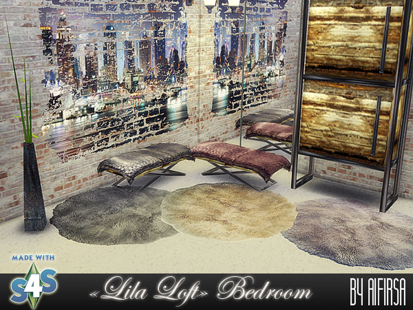  Aifirsa Sims: Bedroom Lila