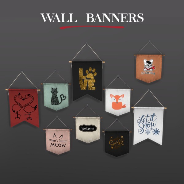  Leo 4 Sims: Wall baners