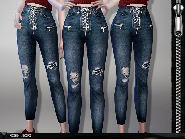  The Sims Resource: Coco Jeans by MissFortune