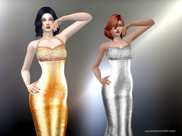  The Sims Resource: Genesis Dress by Suzue