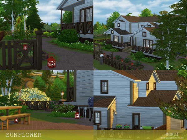  The Sims Resource: Sunflower house by Merci