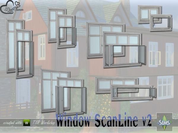  The Sims Resource: WindowSet ScanLine v2 by BuffSumm