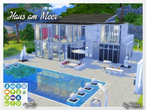  All4Sims: House by the sea by Oldbox
