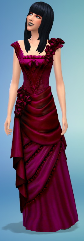  Simsworkshop: Vampire Dresses by Fruitcakesimmer