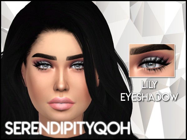  The Sims Resource: Lily Eyeshadow by SerendipityQOH