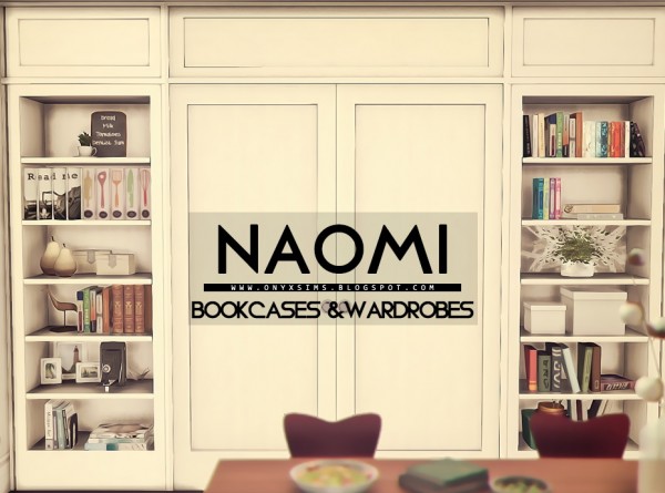  Onyx Sims: Naomi Built Ins Version 2.0
