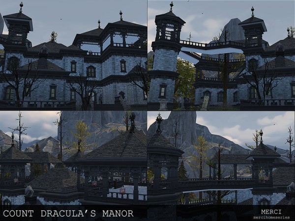  The Sims Resource: Count Dracula`s Manor by Merci