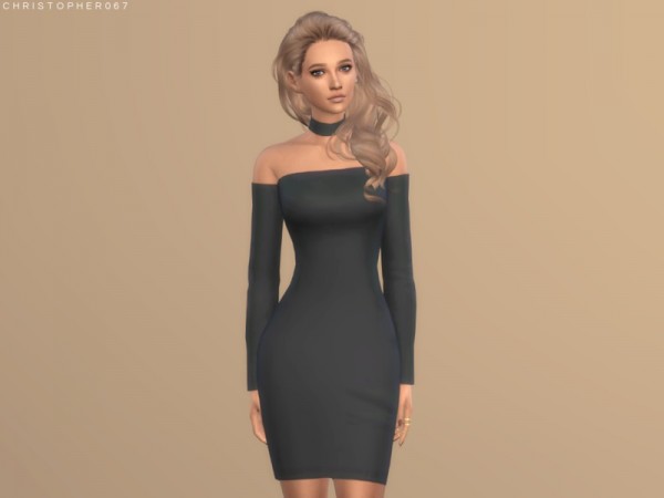  The Sims Resource: Mirage Dress by Christopher067