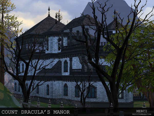 The Sims Resource: Count Dracula`s Manor by Merci