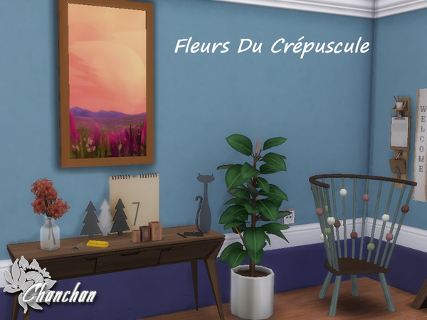  Sims Artists: Twilight Flowers