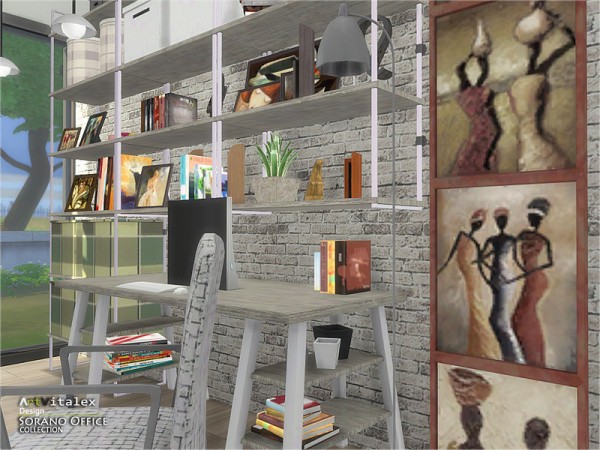  The Sims Resource: Sorano Office by ArtVitalex