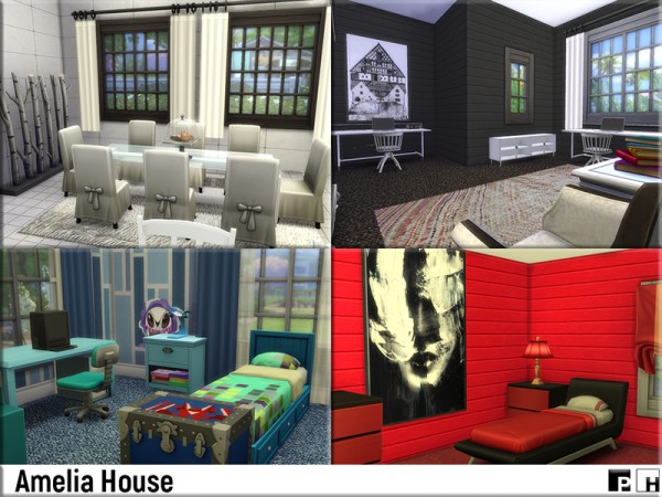  The Sims Resource: Amelia House by Pinkfizzzzz