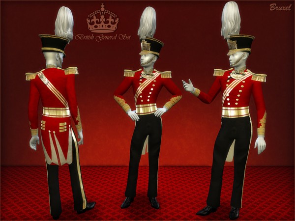  The Sims Resource: British General Set by Bruxel