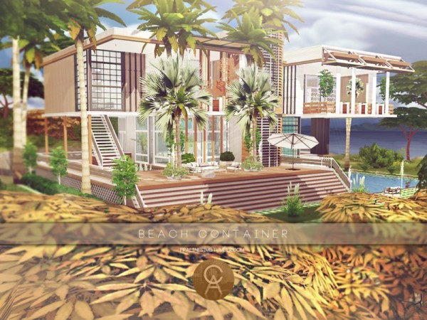  The Sims Resource: Beach Container by Pralinesims