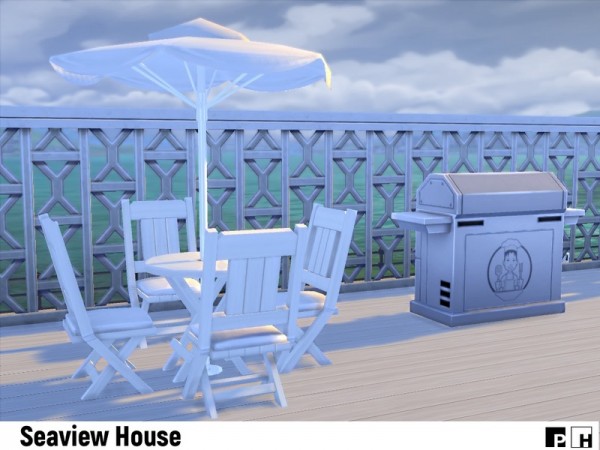  The Sims Resource: Seaview House by Pinkfizzzzz