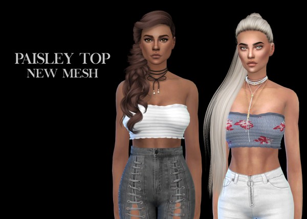 Leo 4 Sims: Pisley top recolored • Sims 4 Downloads