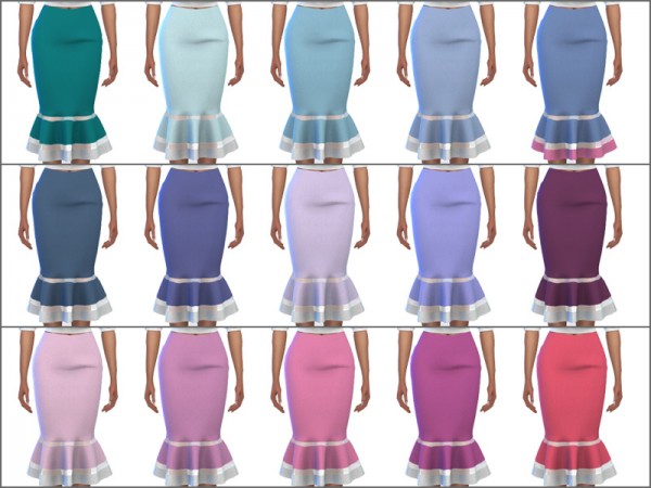  The Sims Resource: Tulip Skirt by feyona