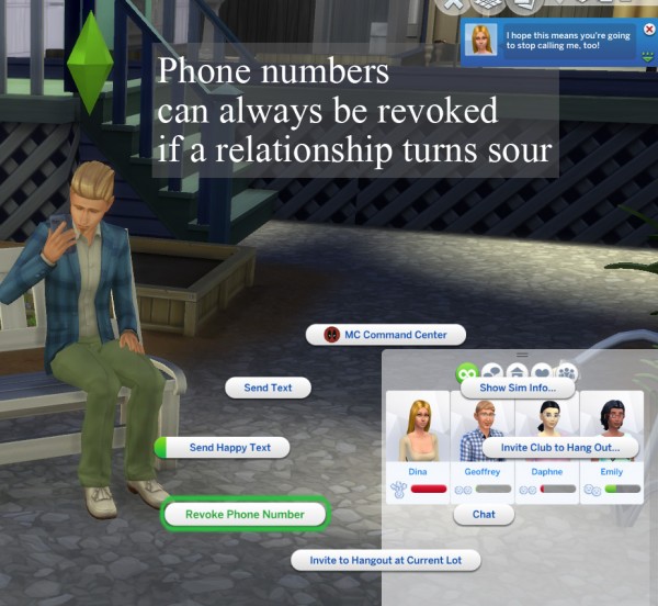  Mod The Sims: Unlisted Phone Numbers by scumbumbo
