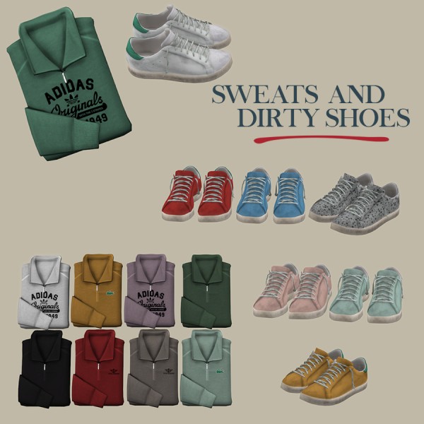  Leo 4 Sims: Sweats and Dirty Shoes