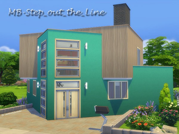  The Sims Resource: Sep out the Line house by matomibotaki