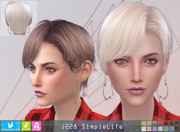  NewSea: J228 Simplelife donation hairstyle for female