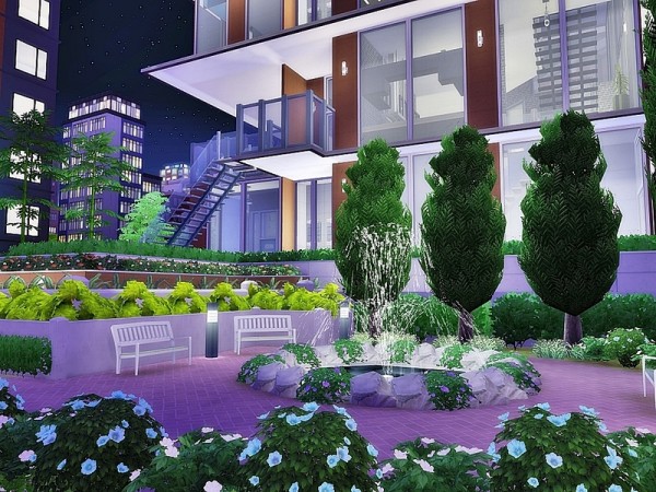  The Sims Resource: High rise apartment on the ground by Moniamay72